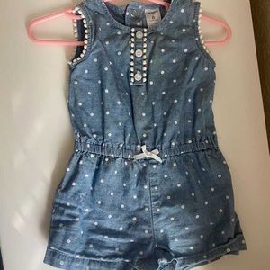 Carters polka dot romper